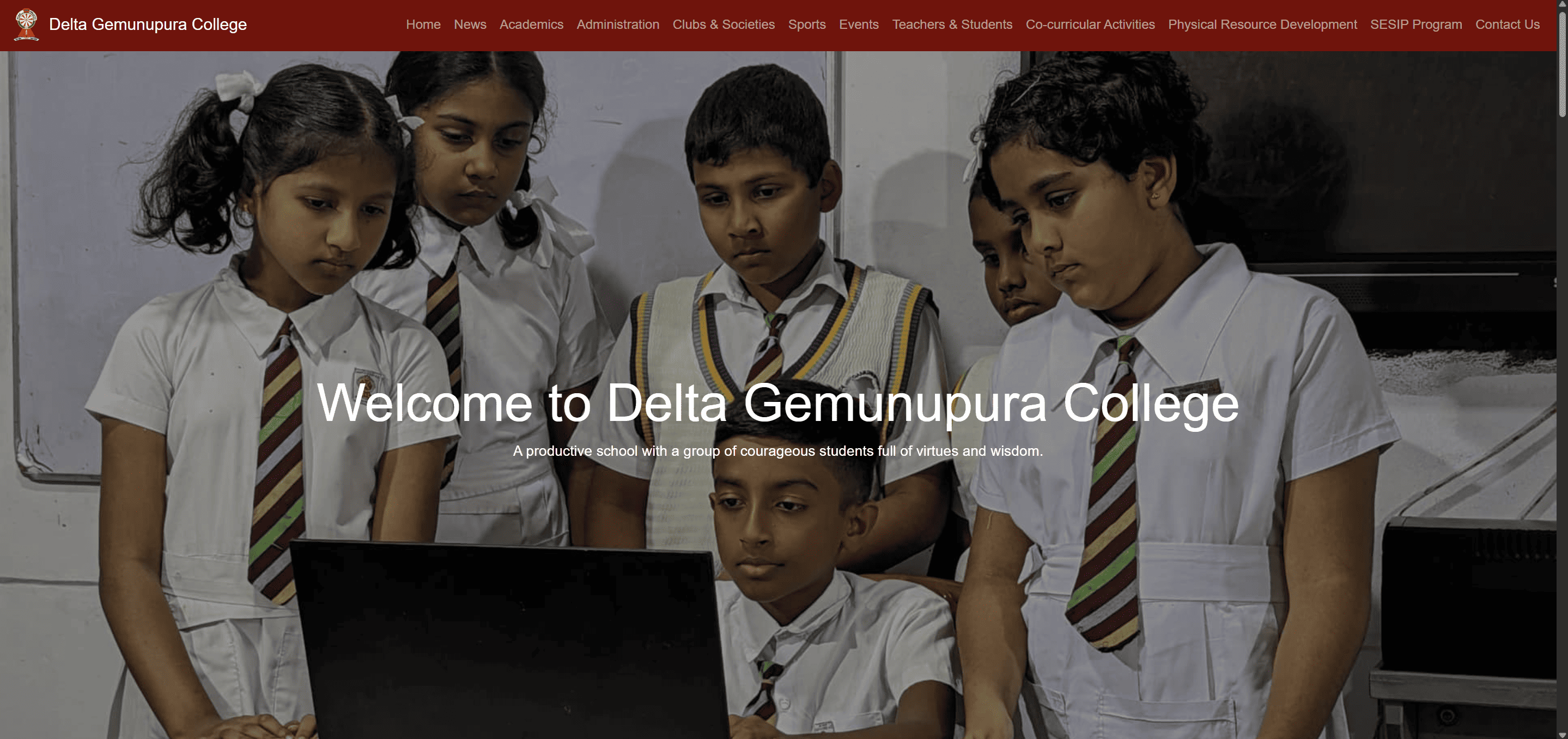 Delta Gemunupura College Website